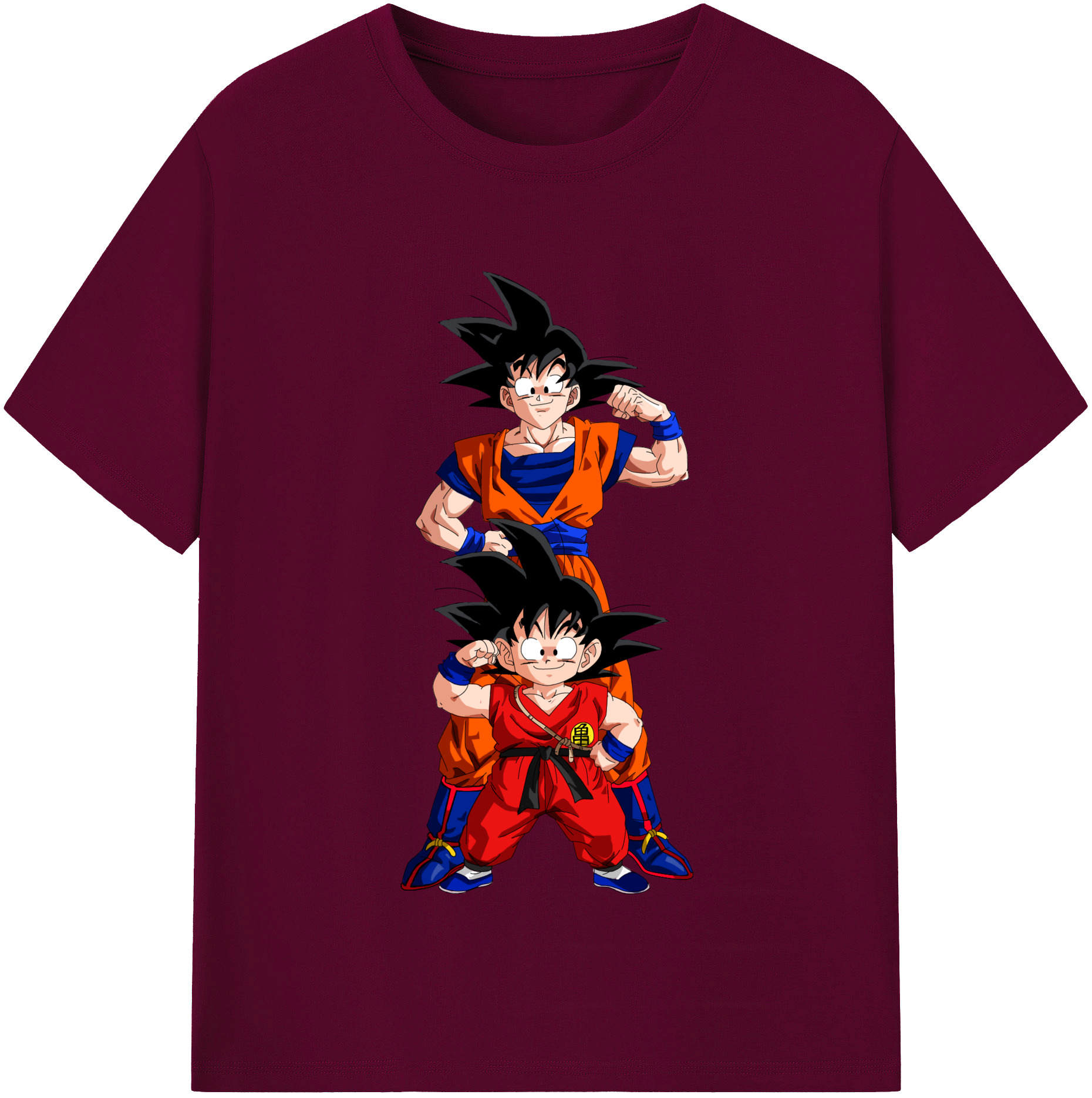 （画像用） ドラゴンボール 孫悟空（そん ごくう）Son Goku カカロット DRAGON BALL Kakarotto レディースカジュアルプリントTシャツ（綿100％）